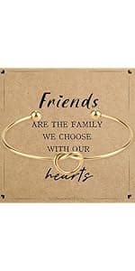 Best Friend Gifts for Women - Forever Love Knot Friendship Bracelets, Friendship Gifts for Women, Gifts for Best Friend Woman, Best Friend Birthday Gifts, Adjustable Bracelet for Christmas