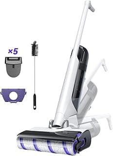 NARWAL S30 Wet Dry Vacuum Cleaner with 20000Pa Suction, 176°F Self-Cleaning, Heated Drying, Disposable Waste Bag, Tangle-Free, Cordless Vacuum Mop for Hard Floors & Edge Cleaning, Easy to Use