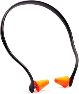 Walker's Pro-Tek Earplug Band 25dB NRR Passive Hearing Protection Shooting Hunting Soft Adaptable Foam Plugs w/Comfortable Neckband, Extra Pair of Ear Tips Included