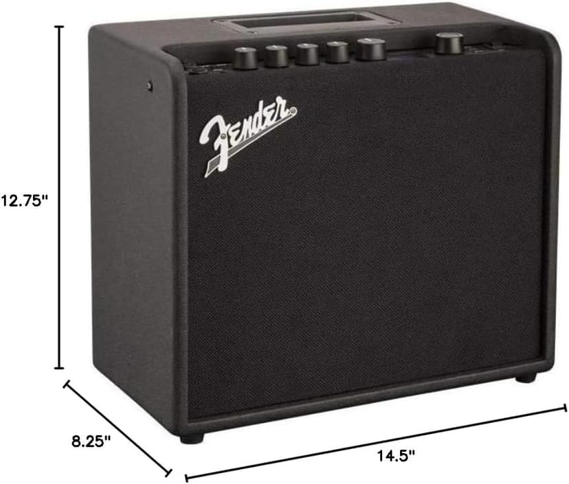 Fender Mustang LT25 Guitar Amp, 25-Watt Combo Amp, with 2-Year Warranty, 30 Preset Effects with USB Audio Interface for Recording