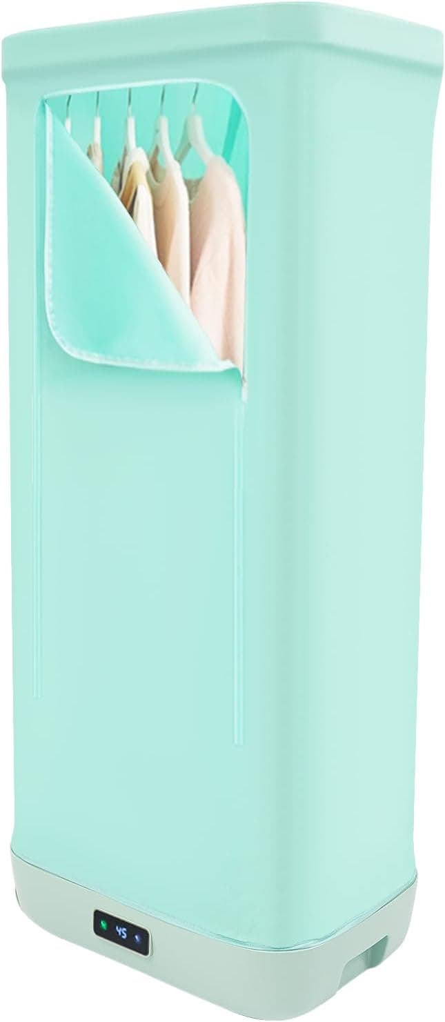 Folding Household Clothes Dryer, 330L 850W Portable Mini Electric Wardrobe Clothing Drying Machine for Travel, RV, Home and Apartment