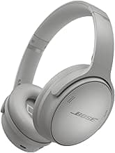 Bose QuietComfort Headphones - Wireless Bluetooth Headphones, Active Over Ear Noise Cancelling and Mic, USB-C Charging, Deep Bass, Up to 24 Hours of Playtime, Moonlight Grey - Limited Edition Color