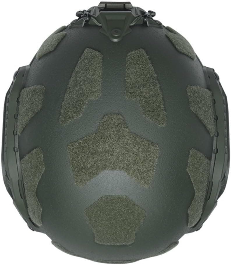 OD Level IIIA Super High Cut OPS Fast SF Tactical Helmet with Accessory Mounts