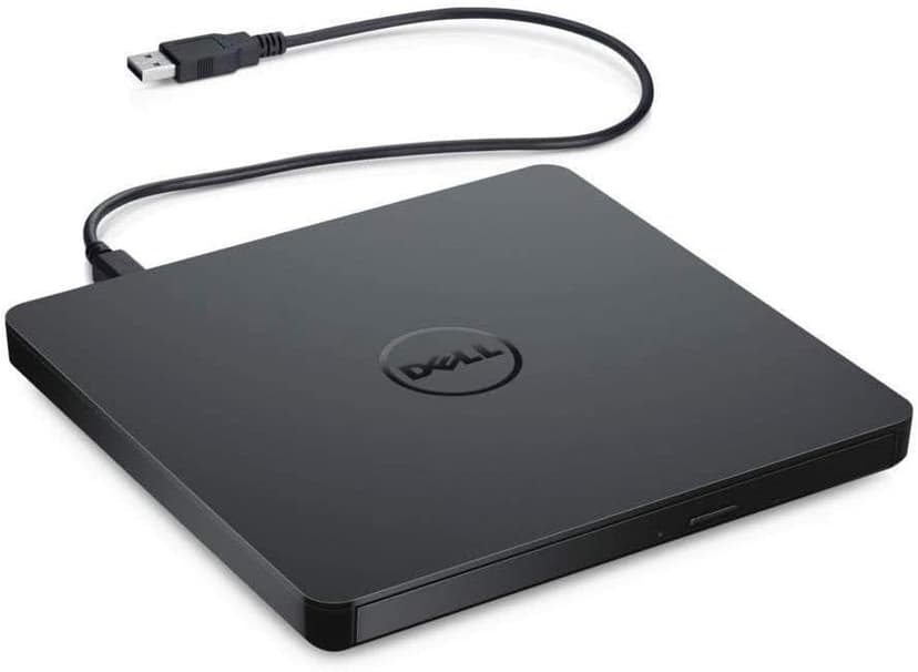 Dell USB Slim DVD +/- RW Drive DW316 - Plug and Play, 8 Watt Power Consumption, Windows 11 or below - Black