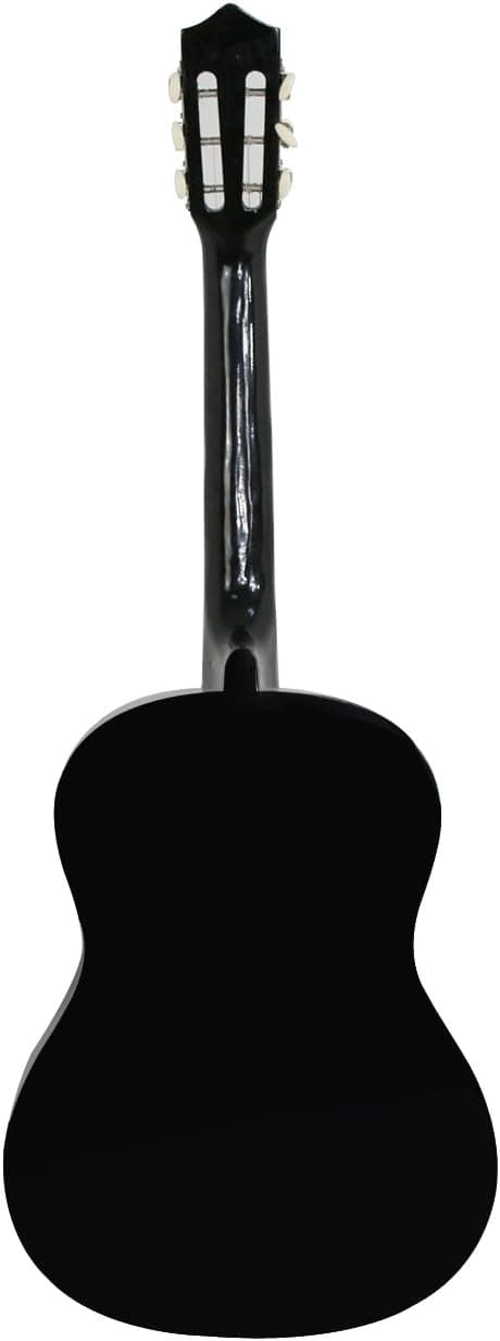 Smartxchoices 38" Acoustic Guitar Bundle Kit for Starter Beginner Music Lovers, 6-String Folk Guitar with Gig Bag, Extra Set Steel Strings, Strap, Pitch Pipe and Pick (Black)