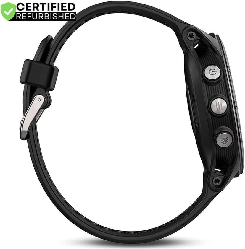 Garmin 010-N1746-00 Forerunner 935 GPS Watch, Multisport, Altimeter, Battery, Black (Renewed) Bundle with 2 YR CPS Enhanced Protection Pack