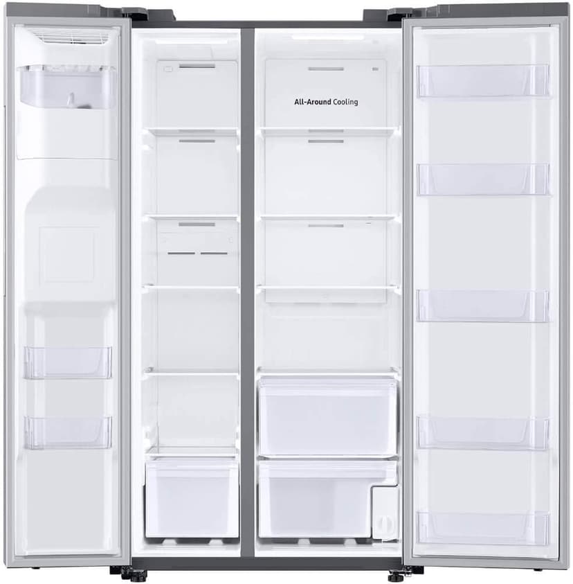 Samsung 27.4 cu. ft. Large Capacity Side-By-Side Refrigerator, Stainless Steel, RS27T5200SR/AA