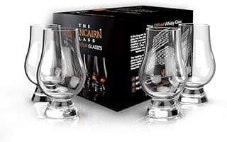 GLENCAIRN Whiskey Glass, Gift Set of 4 in 4 Pack