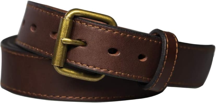 Kmioc Concealed Carry CCW Leather Gun Belt 1 1/2 inch 100% Full Grain Thick Leather Belt for Gun Carry