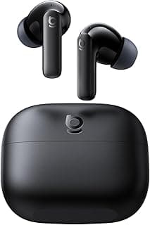 Baseus Bass BP1 NC Hybrid Active Noise Cancelling Wireless Earbuds, 12mm Super-Bass Driver, 41H Playtime, Bluetooth 6.0, IP55 Waterproof, 4-Mic AI ENC, 24 Customizable EQ