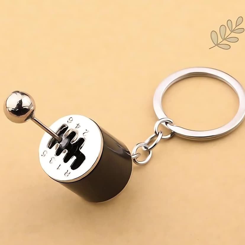 5pc Car Lovers Key Chain Set - Manual Gear Shifter | Wheel Rim | Spanner | Turbo | Brake Disc Keychain | Auto Enthusiast Gift Set | Car Truck Bike | Parts Keyring B0BZ8L2BS2