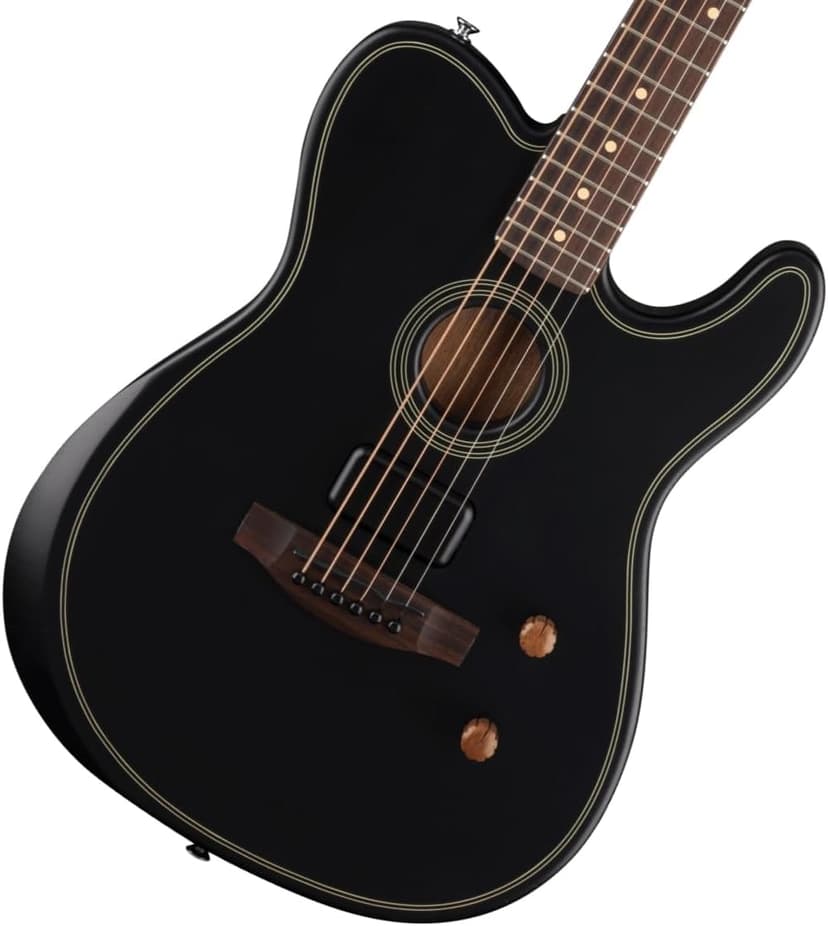 Fender Acoustasonic Standard Telecaster Acoustic-electric Guitar - Black