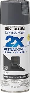 Rust-Oleum Painter's Touch Ultra Cover Gloss Dark Gray Spray Paint 12 oz.