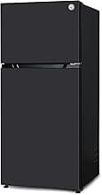 Commercial Cool 20 Cu. Ft. Top Mount Refrigerator with Ice Maker, 2-Door Refrigerator with Top Freezer, Freezer with Icemaker and Adjustable Temperature Control, Energy Star Certified, Black