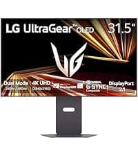 LG 32GS60QC-B Ultragear 32-inch Curved Gaming Monitor QHD (2560x1440) 180Hz 1ms 1000R AMD FreeSync HDR10 HDMIx2 DisplayPort Borderless Design Black Stabilizer DAS Crosshair FPS Counter - Black