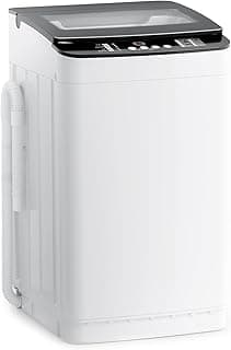 Auertech 28 lbs Portable Washing Machine, Fully Automatic Portable Washer with LED Display, 10 Wash Cycles, 5 Water Levels, 24H Delays, Top Load Washing Machine for Apartment, RV, Dorm, Home