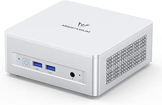 MINISFORUM UM870 Slim Mini PC Barebone AMD Ryzen 7 8745H(8C/16T), Mini Desktop Computer Without RAM/SSD/OS, AMD Radeon 780M Graphics, USB4/HDMI2.1/DP1.4 Output, 2.5G LAN, 4xUSB Ports, WiFi 6E, BT5.3