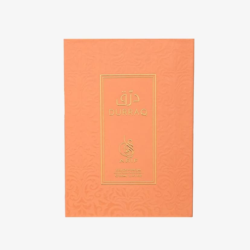 ARIF Durraq Perfumes – Floral Oriental Eau de Parfum for Women – Long-Lasting, Saffron, Plum, Orange Blossom, Neroli, Patchouli, Musk – Luxury Women's Fragrance – 3.4 oz