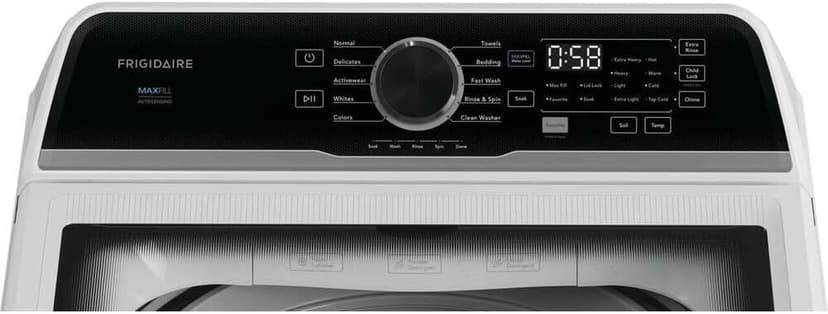 Frigidaire 4.4 cubic foot top load washer with MaxFill