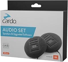 Cardo 45mm Audio Set, Works with Most Helmet Communicators (Single Pack)