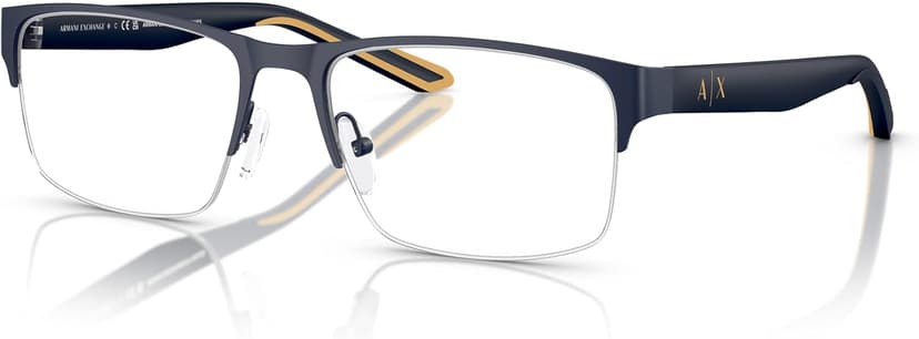Armani Exchange mens Ax1068 Rectangular Prescription Eyewear Frames