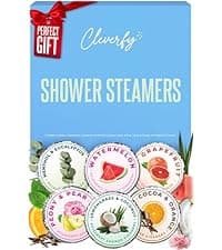 Cleverfy Shower Steamers Aromatherapy for Women and Men – Self-Care Shower Bombs for Stress Relief and Relaxation – 6 Tablets