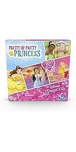 Hasbro Gaming Yahtzee Jr.: Disney Princess Edition Board Game for Kids Ages 4 and Up, for 2-4 Players, Counting and Matching Game for Preschoolers (Amazon Exclusive)