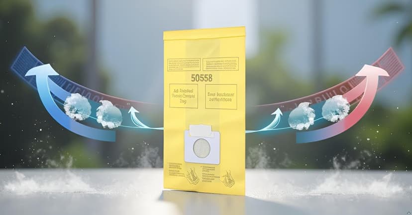 Envirocare Replacement Vacuum Bags Compatible with Kenmore Canister Type C/Q. 5055, 50557 and 50558 Panasonic Type C-5 Vacuums,15 pack