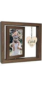 A Grandchild is Someone Who Reaches for Your Hands but Touches Your Heart Picture Frame First Time Grandparents Gifts, Display Two 4x6 Inch