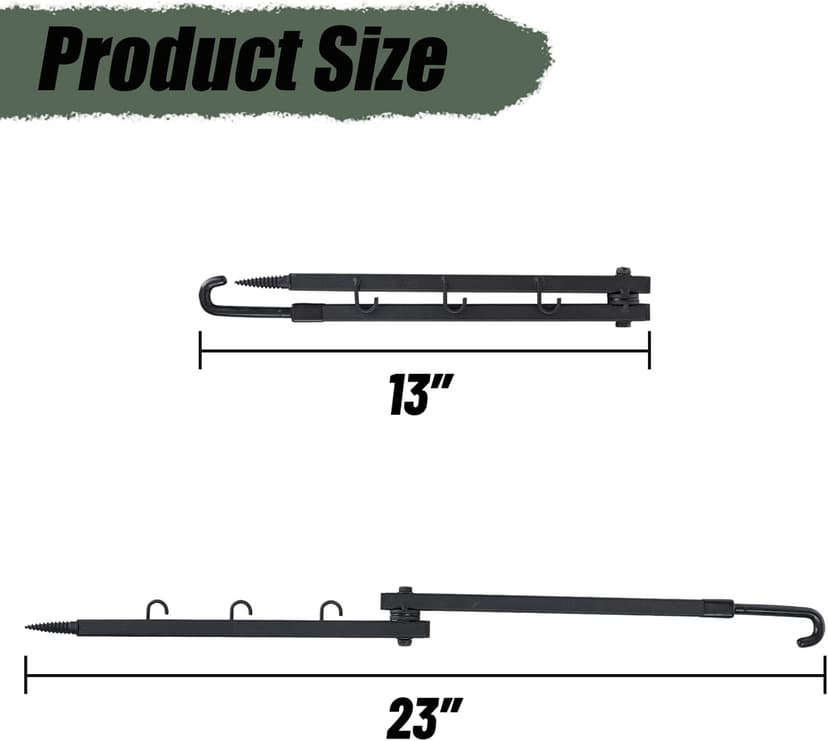 Highwild Tree Stand Bow Hanger Gear Holder Accessory Hook - Pack of 3