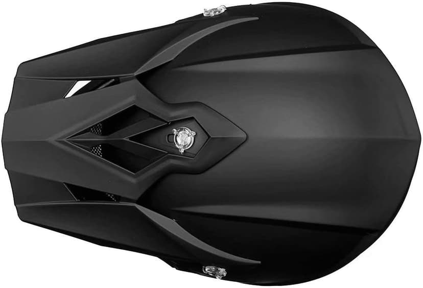 ILM Adult Dirt Bike Helmets Motocross ATV Dirtbike BMX MX Offroad Full Face Motorcycle Helmet, DOT Approved Model 128S (Matte Black, Adult-L)