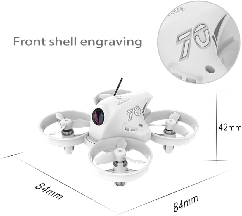 APEX FPV Drone Kit,FPV Goggles,First-person view drone,FPV Racing Drone for Beginners,Low-Latency 5.8G Transmission, Drop-Resistant,VR70-2.0