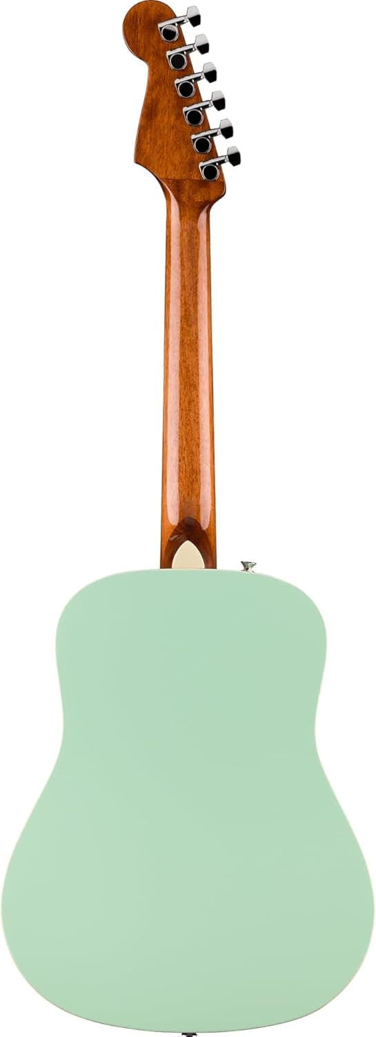 Fender California Standard Redondo Mini Acoustic Guitar - Surf Green Bundle with Gig Bag, Tuner, Strap, Strings, Picks, and Austin Bazaar Instructional DVD