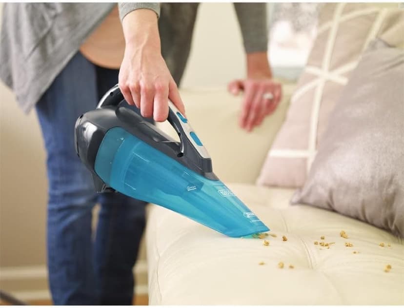 BLACK+DECKER dustbuster AdvancedClean Cordless Wet/Dry Handheld Vacuum, Titanium (HLWVA325J21)