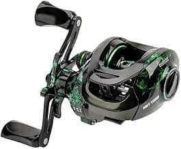 Fishing Baitcasting Reel, Baitcaster Fishing Reels with 18+1BB Stainless Steel Ball Bearings,Magnetic Braking System for Fishing Saltwater Freshwater, Available in 7.2:1