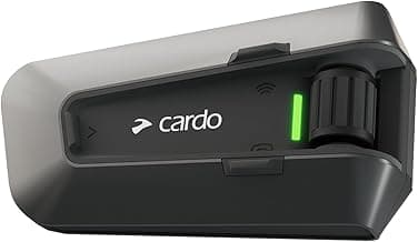 Cardo PACKTALK Edge Motorcycle Bluetooth Communication System Headset Intercom - Single Pack