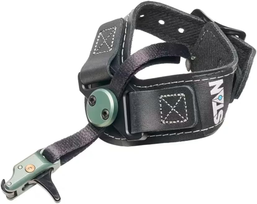 Stan SoleX Clicker Index Finger Bowhunting Archery Release - Wrist Strap Open Hook Trigger Aid with Click Mechanism, Fast Reset, Adjustable Length, Travel & Tension