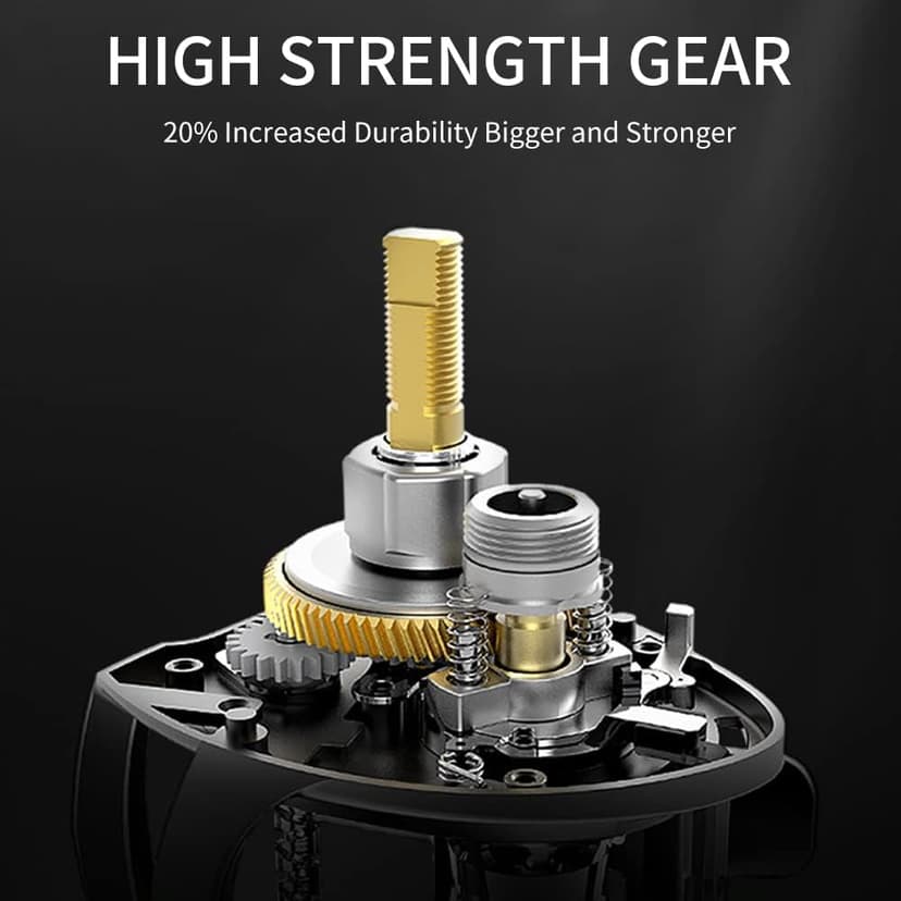 Fishing Baitcasting Reel, Baitcaster Fishing Reels with 18+1BB Stainless Steel Ball Bearings,Magnetic Braking System for Fishing Saltwater Freshwater, Available in 7.2:1