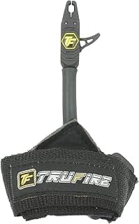 Tru-Fire Patriot Archery Compound Bow Release - Adjustable Black Wrist Strap