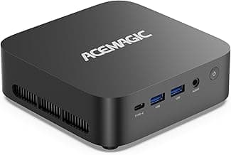 ACEMAGIC Mini PC Gaming AMD Ryzen 7 7730U (Upgraded 7430U/ 5825U) Windows 11 Pro 32GB RAM 1TB SSD Triple 4K@60Hz Display WiFi6 BT5.2 Type-C HDMI DP1.4b Mini Computers Desktop for Light Gaming/Office