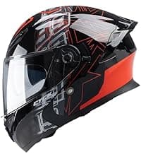 Modular Motorcycle Helmet, Flip Up Full Face Helmet with Dual Visor & Smoked Sunshield, DOT Approved Street Bike Helmet for Men & Women, Quick Release Buckle, Removable Washable Liner