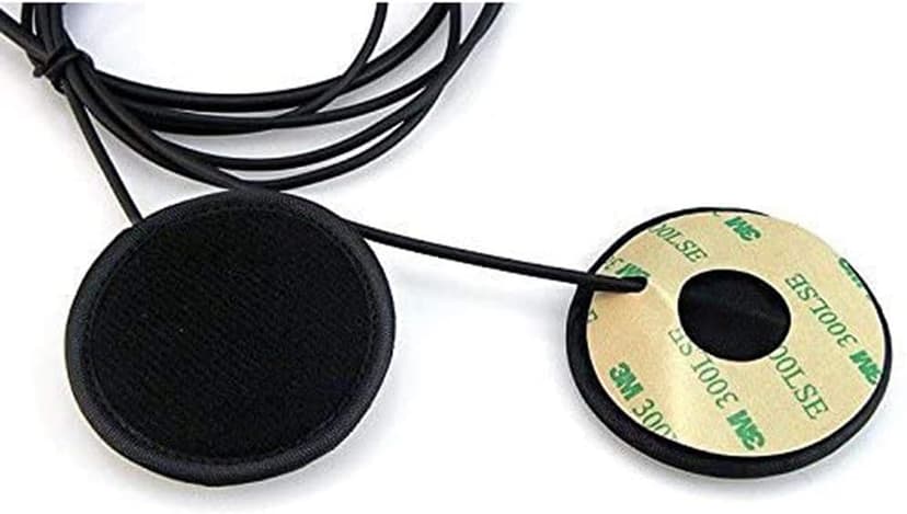 BAOFENG Helmet Kit 2 PIN Full Face Motorcycle Headset Earpiece Mic Ken Wood/WOU Xun/Pu Xing/Lin ton Two Way Radio Walkie Talkie, Black