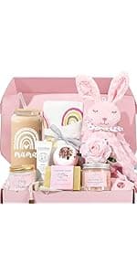 New Mom Gifts, 11PCS New Mom Care Package After Baby, Baby Shower Gifts for Mommy To Be, Gift For Expecting Mother, Pregnancy Gift Basket Essentials, First Time Mothers Day Birthday Gifts for Women