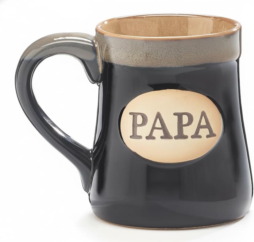 burton+BURTON 18oz Papa Mug, The Man The Myth The Legend Ceramic Coffee Cup in Decorative Gift Box B06XPHVHZG