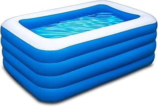 Inflatable Swimming Pool, 70x55x29 inch Inflatable Pool, Family Pool, Summer Water Party, Kids, Outdoor, Garden, Backyard (A 70x55x29in)