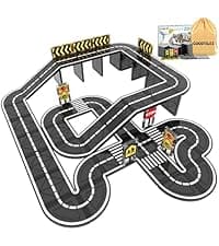 Magnetic Tiles - Road Set, Magnetic Building Blocks, Preschool Montessori Toys Gift for 3+ Year Old Boys and Girls, Sensory Christmas Toys for Kids Aged 3-5 and 4-8, Ideas for Toddler with Autism