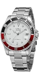 MASTOP Men's Classic Automatic Mechanical Day Calendar Luxury Leather Band Watch