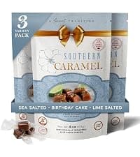 Soft Buttery Gourmet Caramel Candy Infused with Smooth, Top-Shelf Bourbon, Gluten Free, No Corn Syrup, Gift Ready Pieces Southern Caramel Bourbon Caramels, Handcrafted, 4 oz (Pack of 1) B0F3JVKW34