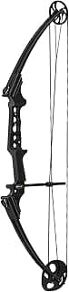 Genesis Gen-X Lightweight Compound Bow, Archery Hunting Bow for Adults w/Adjustable Riser, Cam Draw Weight, & Length, Draw Hand - Right, Black