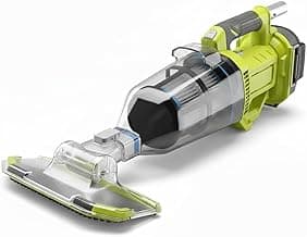 New! 18V Cordless Handheld Pool Vacuum Cleaner with Floor Head PCL780 (Tool Only) – Leaf & Fine Debris Pickup, Clear Canister, Quick-Release Filter, Lightweight – Compatible with Ryobi Tools
